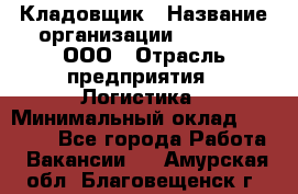 Кладовщик › Название организации ­ O’stin, ООО › Отрасль предприятия ­ Логистика › Минимальный оклад ­ 17 200 - Все города Работа » Вакансии   . Амурская обл.,Благовещенск г.